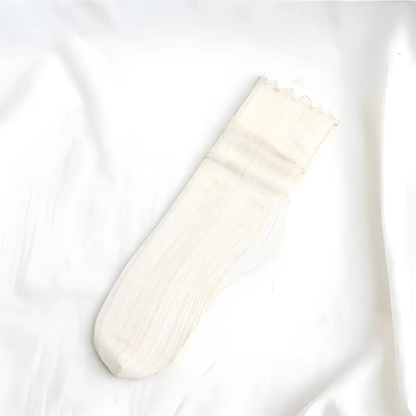Bianco Calzini alla caviglia decorativi