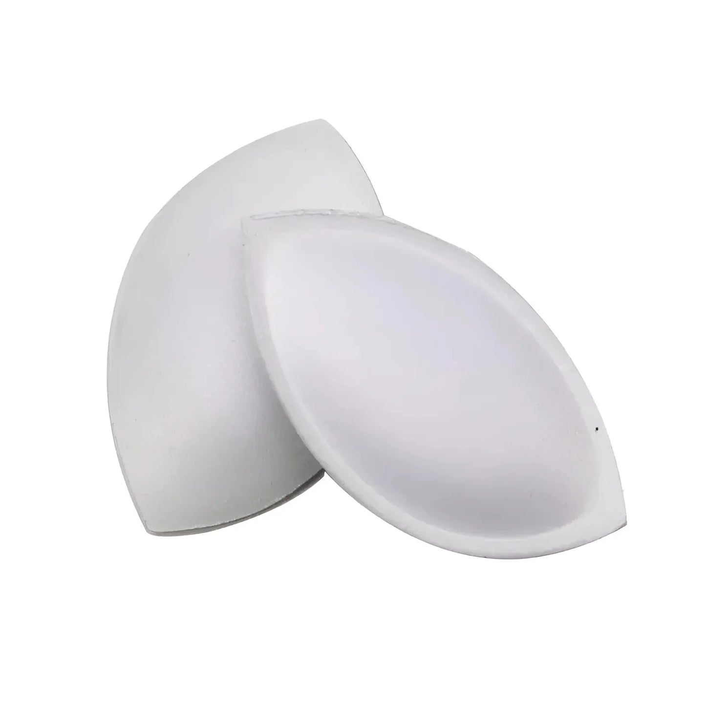 Bianco Inserti per reggiseno in tessuto a forma di goccia