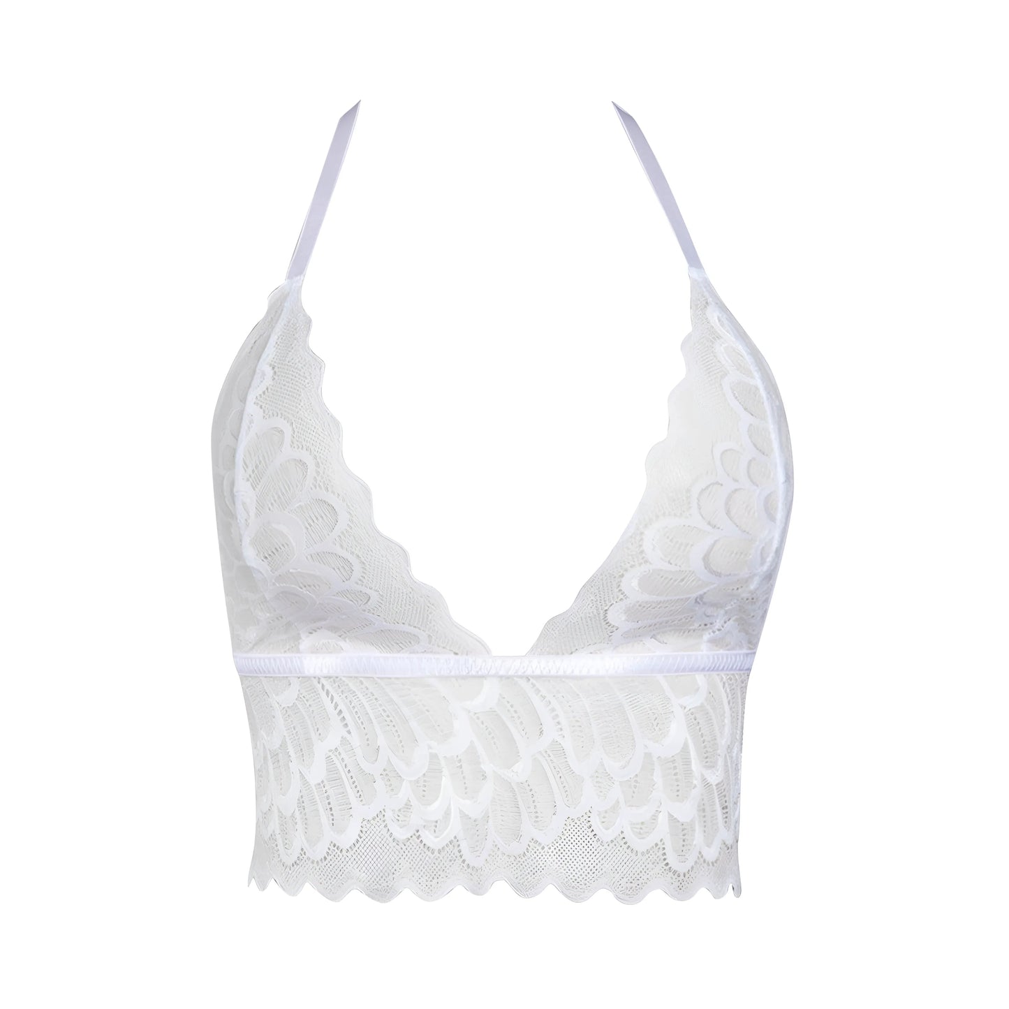 Bianco Bralette in pizzo