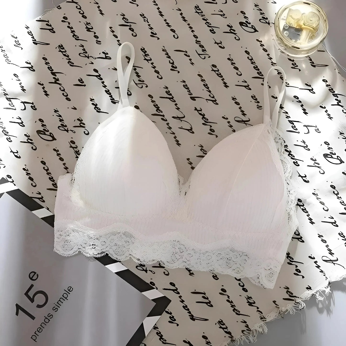 Bianco Bralette in pizzo