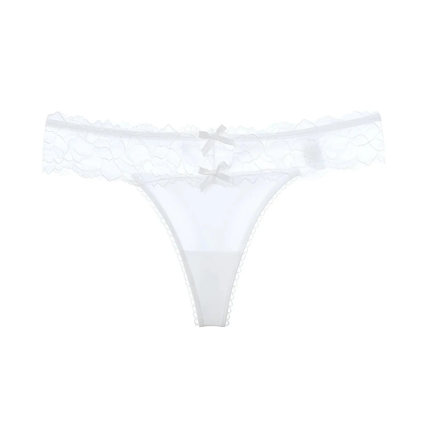 Bianco Mutandine da donna con pizzo