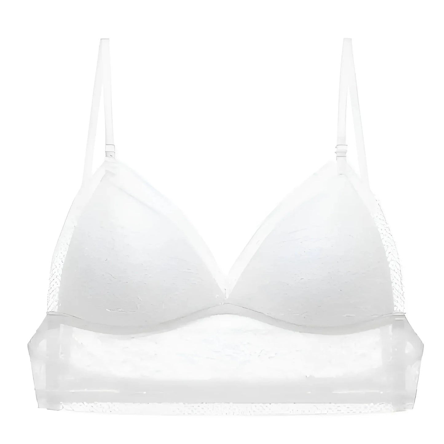Bianco Bralette a schiena bassa