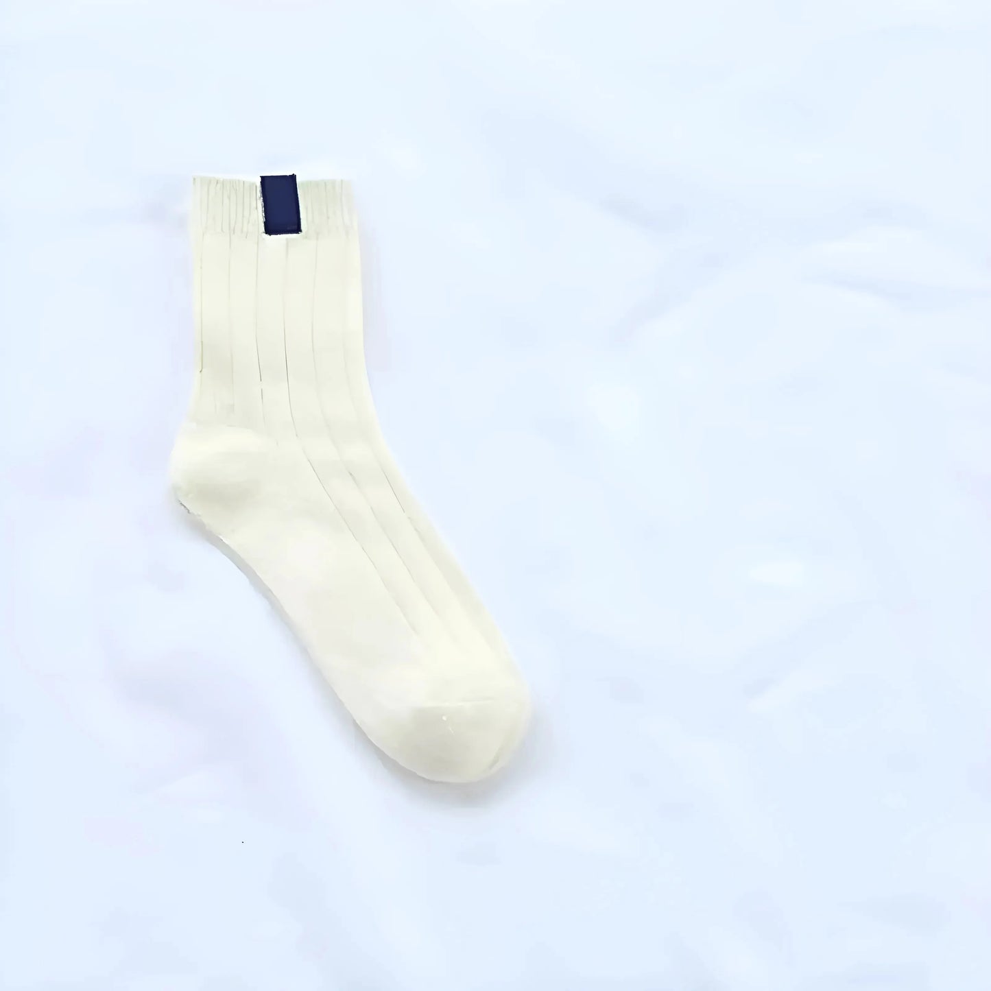 Bianco Calze a righe