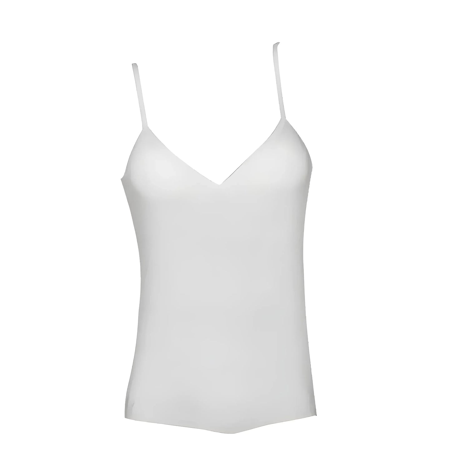 Bianco Top da donna con imbottitura