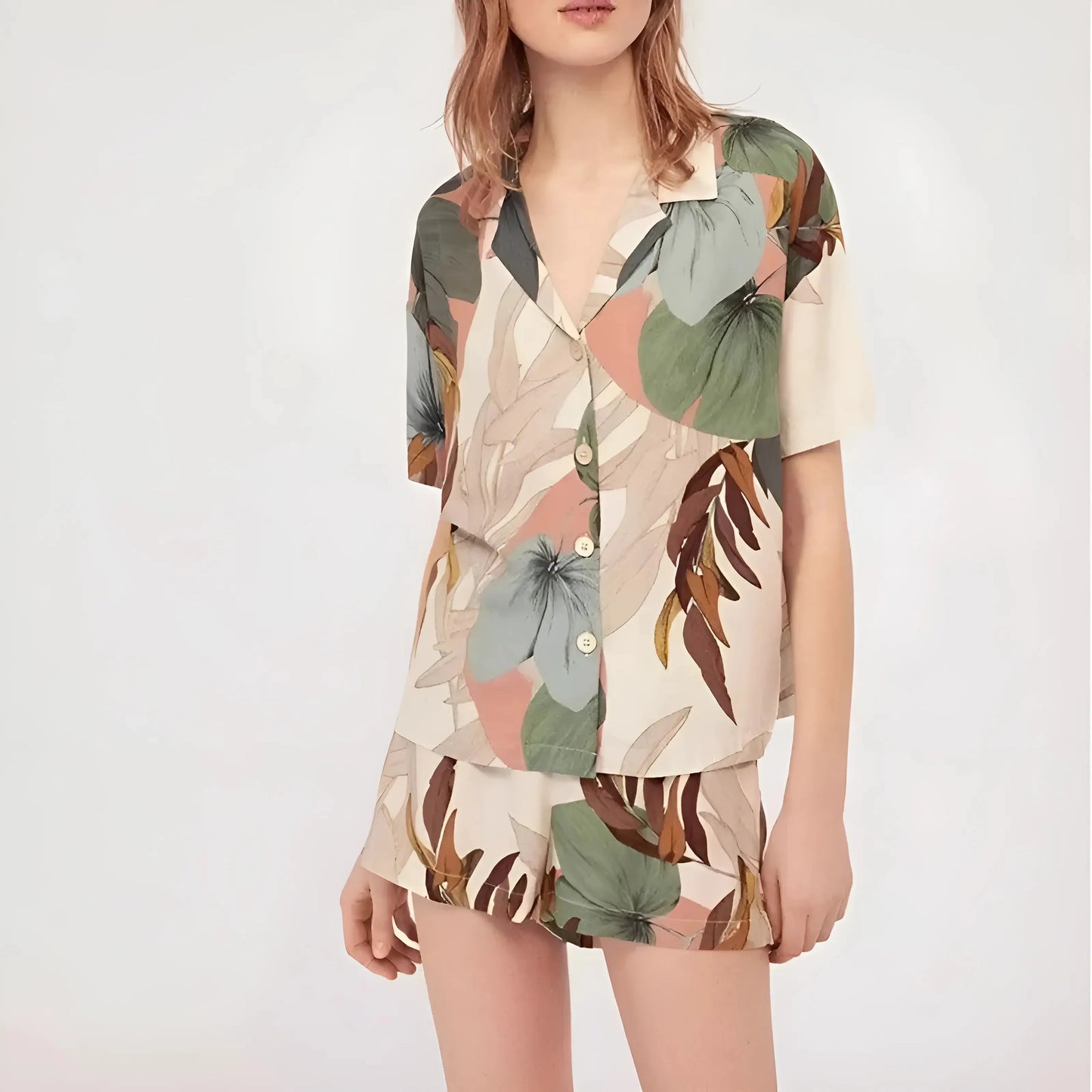 Pigiama da donna con motivo colorato