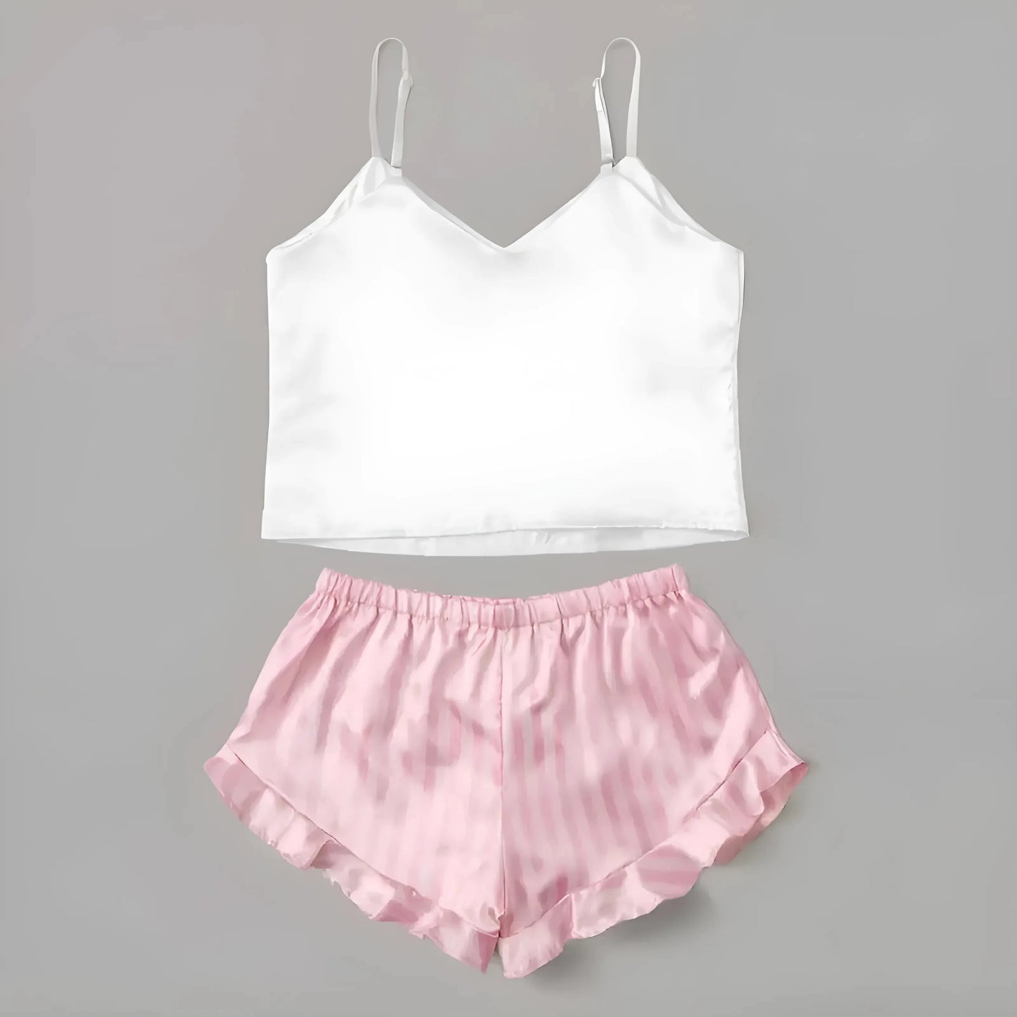 Set Pigiama Donna con Top Corto