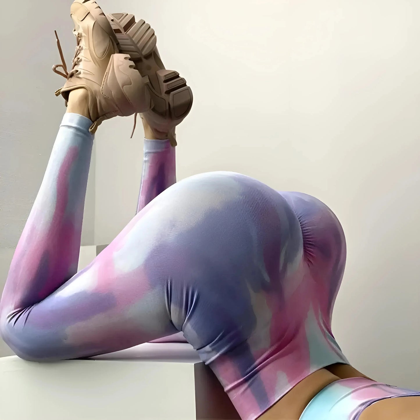 Leggings Sportivi Donna Tie-Dye