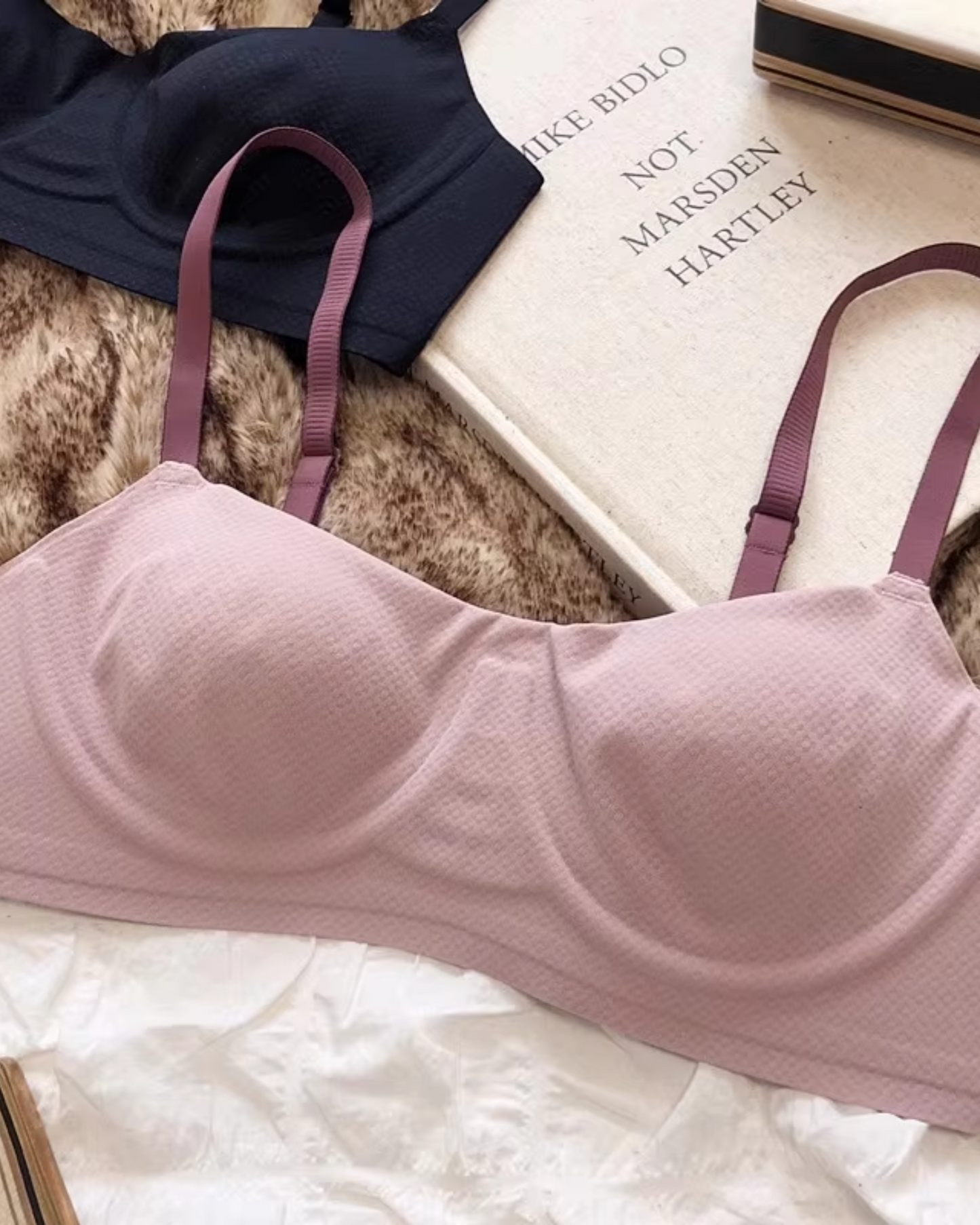 Reggiseno senza cuciture in stile balconcino comodo