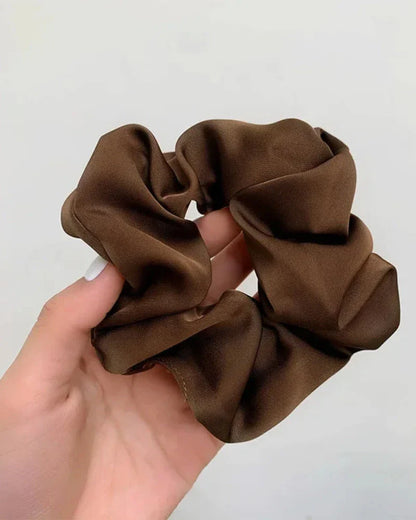 Fascia per capelli in satin scrunchie