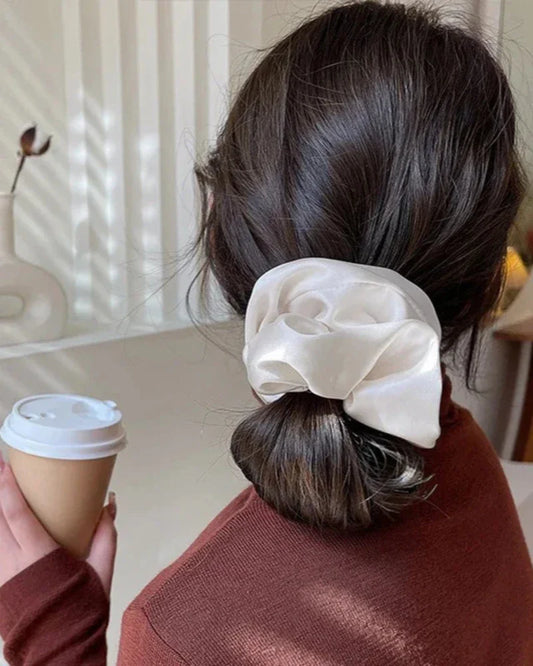 Fascia per capelli in satin scrunchie