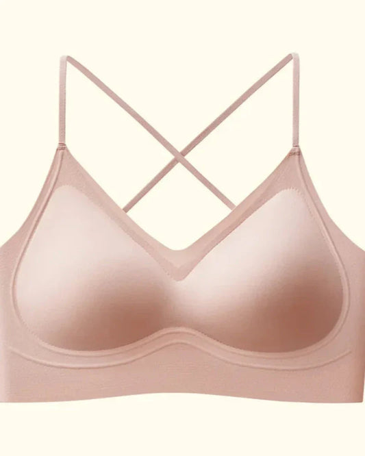 Reggiseno morbido con spalline sottili e scollatura bassa