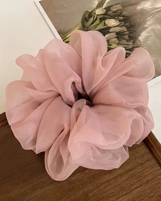 Gomma per capelli in chiffon scrunchie