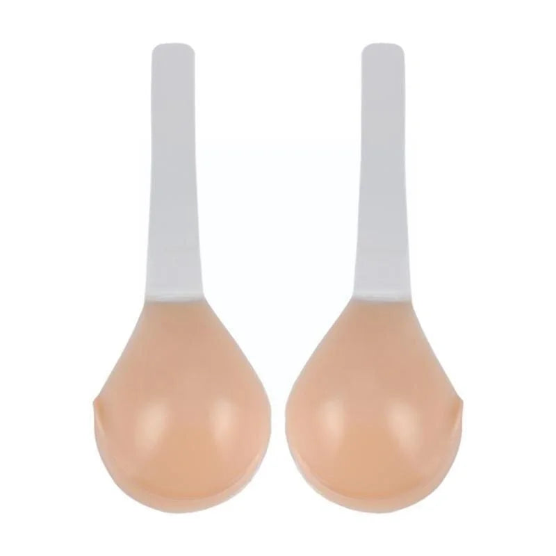 Adesivi in silicone con ferretto - beige / b