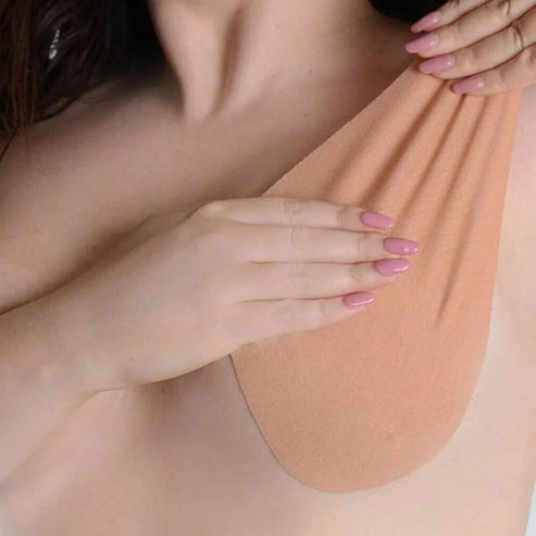 Adesivi rialzanti per il seno in tessuto - beige / s