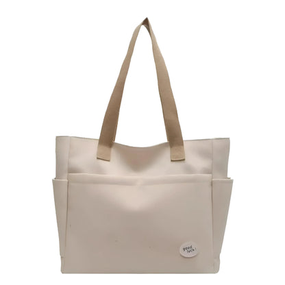 Beige Borsa Sportiva Grande