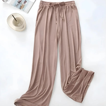 Beige Pantaloni da notte larghi