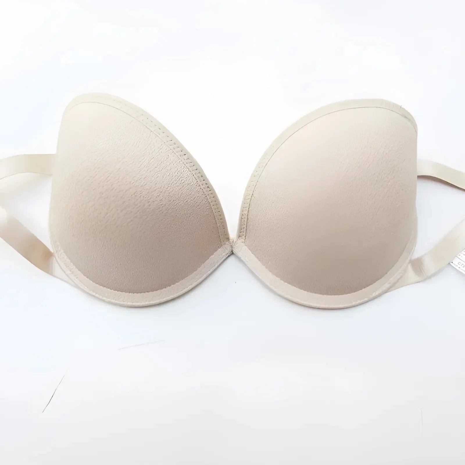 Beige Reggiseno Push-Up con Spalline Rimovibili