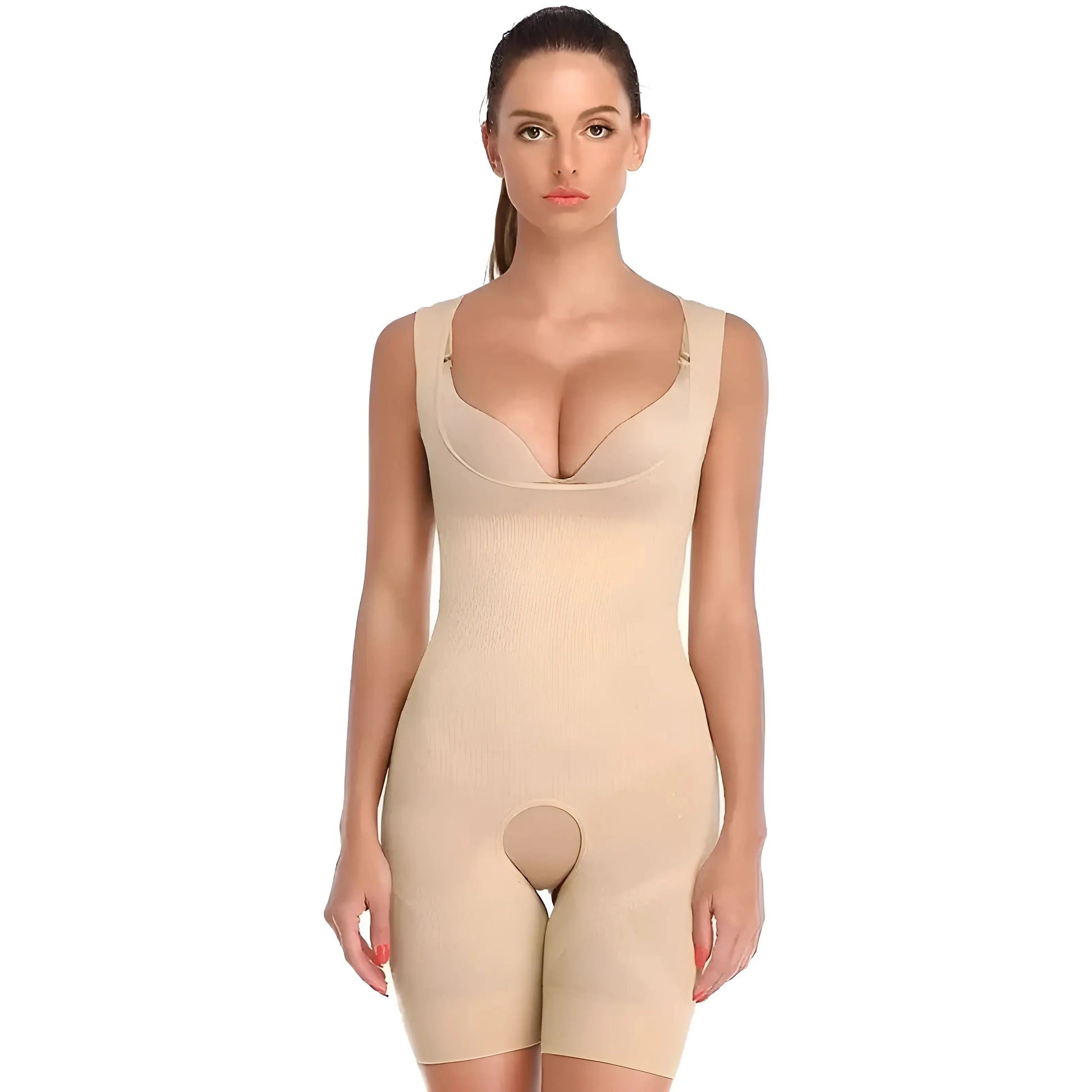 Beige Tuta Snellente da Donna