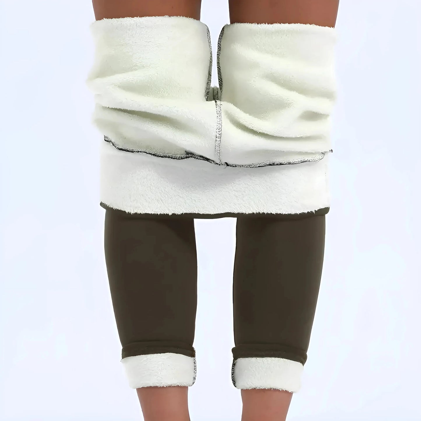 Beige Leggings Termici