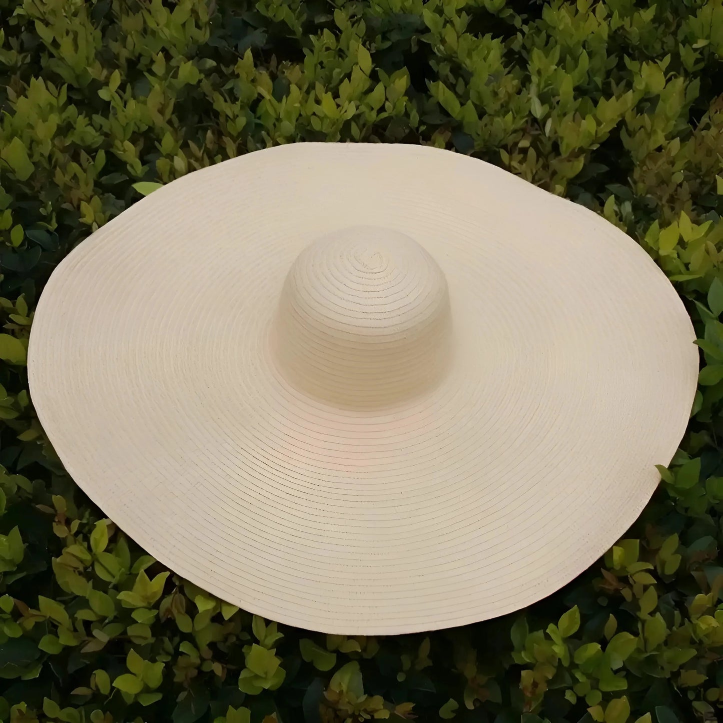 Beige Cappello da spiaggia a tesa larga