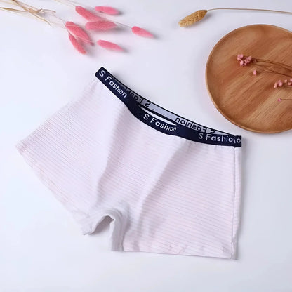 Beige Boxer da donna a righe