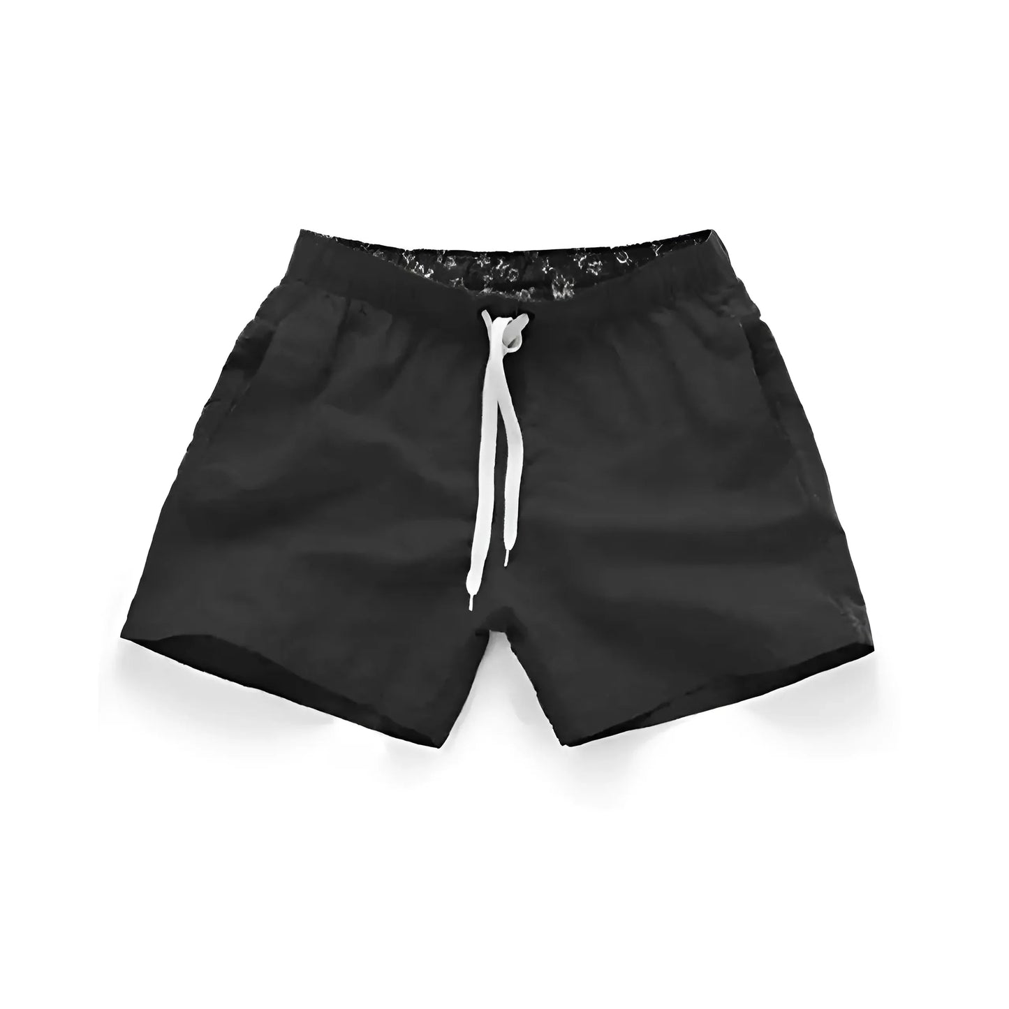 Nero Shorts da bagno da uomo con tasche in vari colori