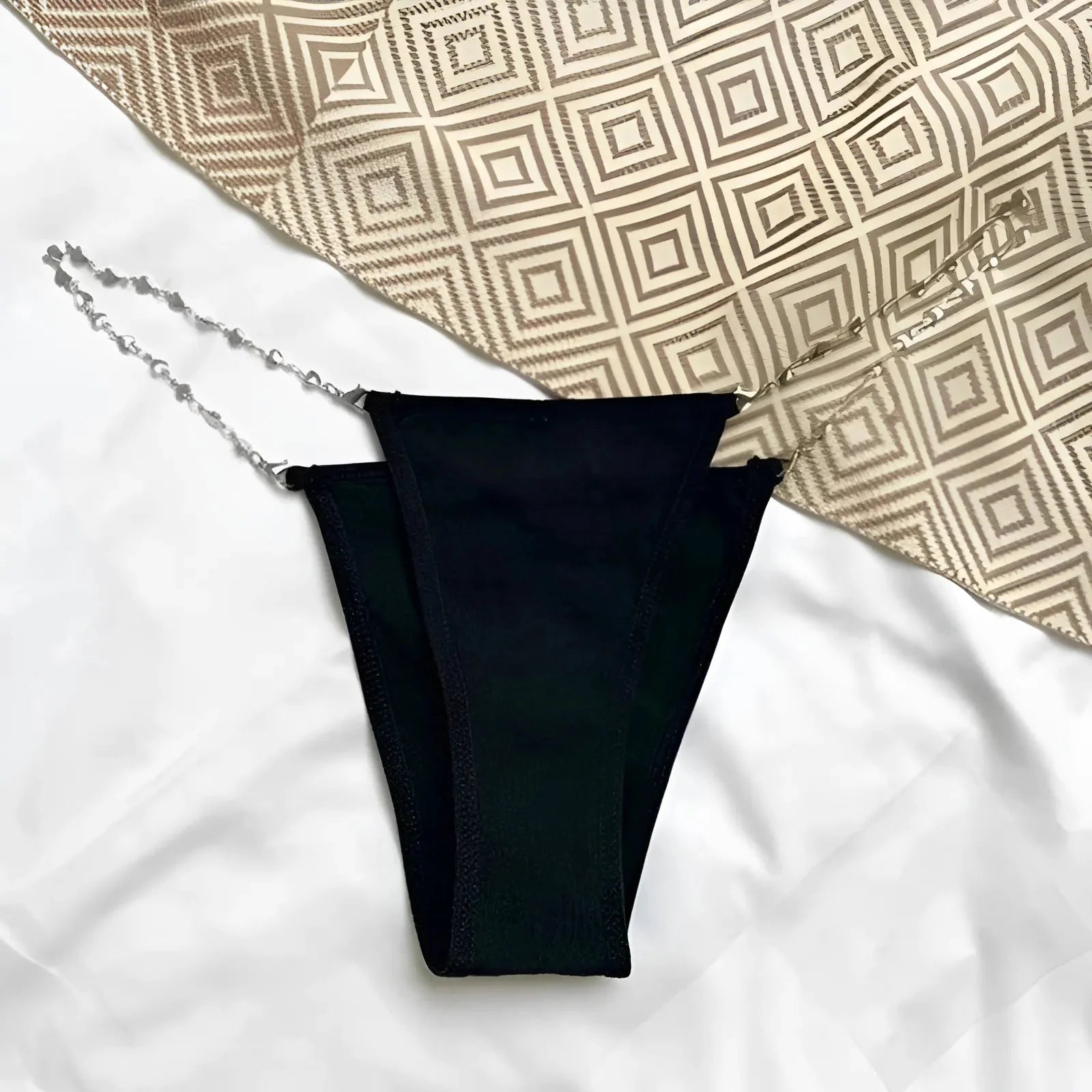 Nero Leggings con Cintura Lucida
