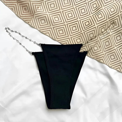 Nero Leggings con Cintura Lucida