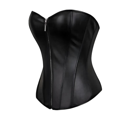 Nero Corsetto senza spalline per donna