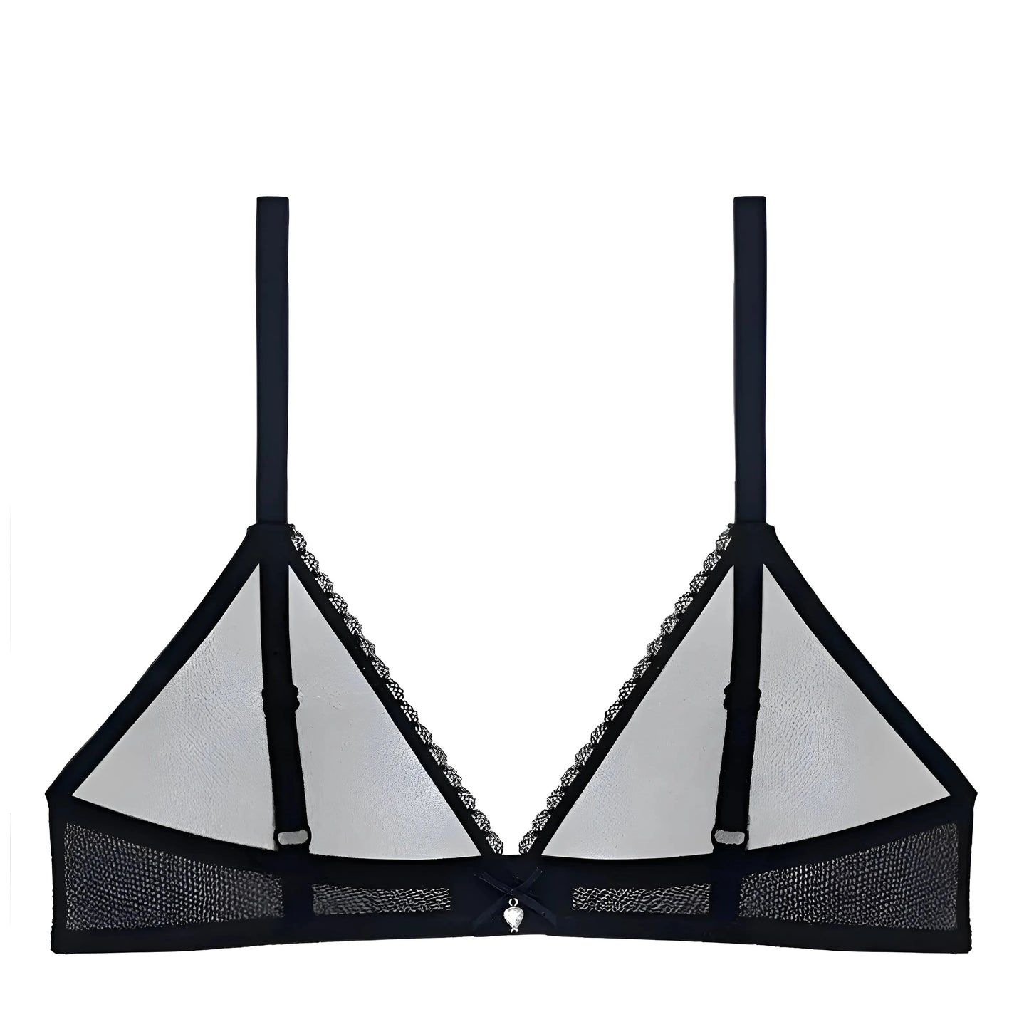 Nero Bralette Trasparente