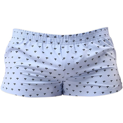 Blu Pantaloni Boxer Larghi da Uomo