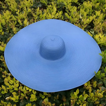 Blu Cappello da spiaggia a tesa larga