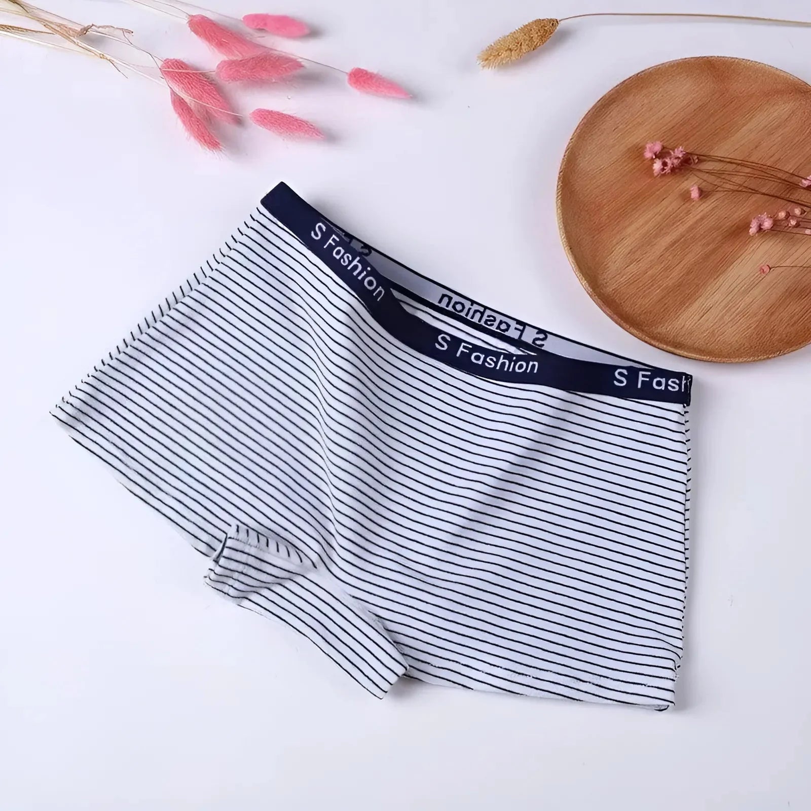 Blu Boxer da donna a righe