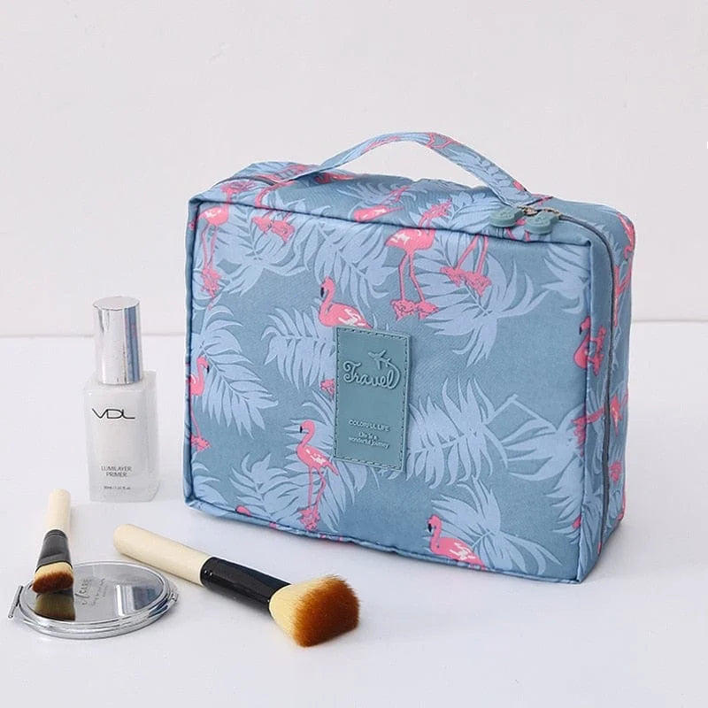 Borsa cosmetica multifunzionale - astuccio - blu