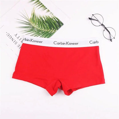 Boxer donna con elastico - rosso / s