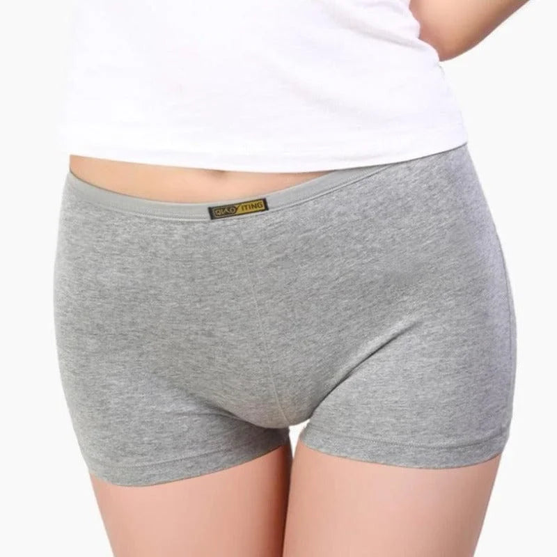 Boxer in cotone donna - grigio / s