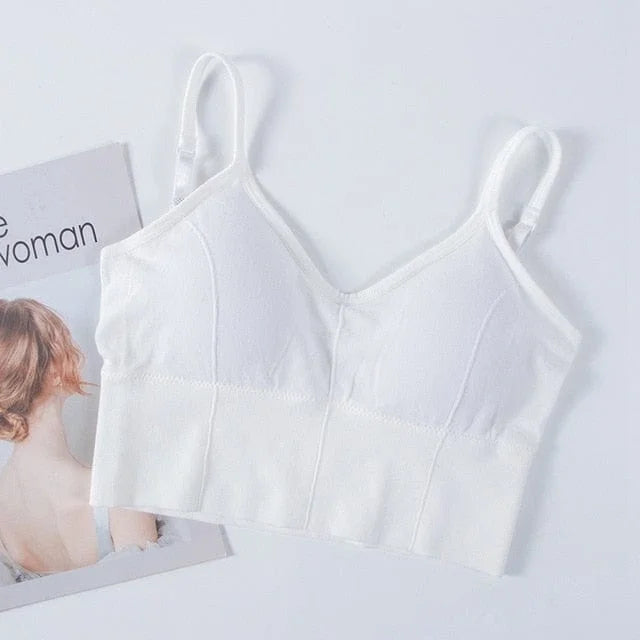 Bralette a forma di top - bianco / universale