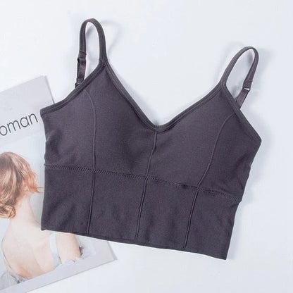 Bralette a forma di top - grigio / universale