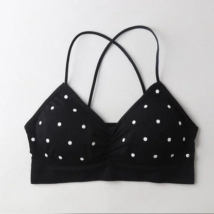 Bralette a pois - nero / universale