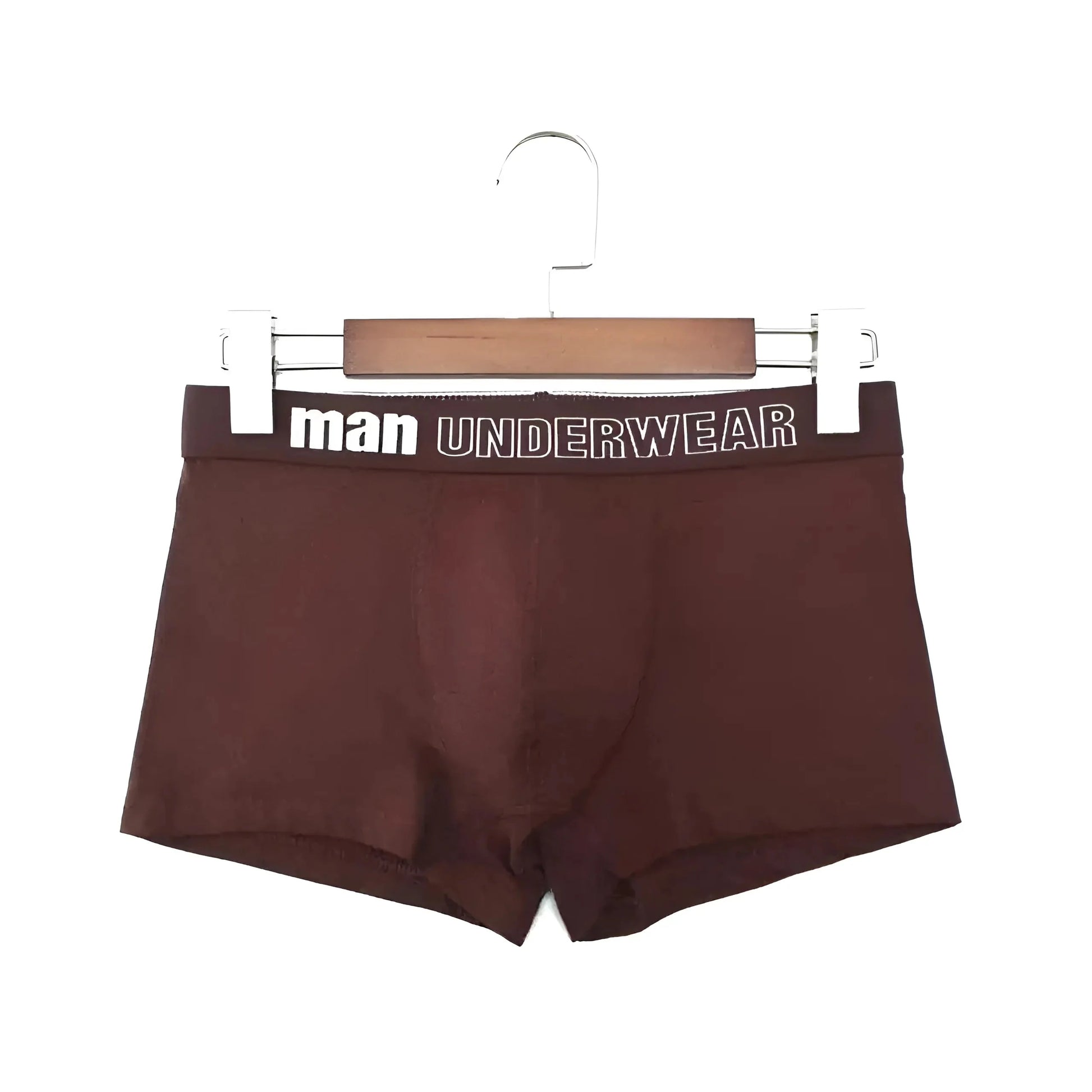 Marrone Boxer Classici da Uomo di Manunderwear