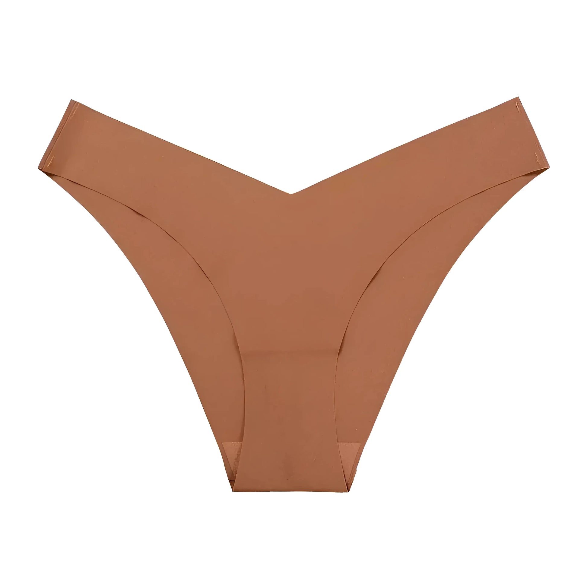 Marrone Intimo Traspirante Senza Cuciture