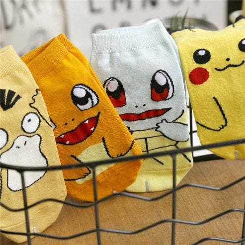 Calze corte con stampe di pokemon