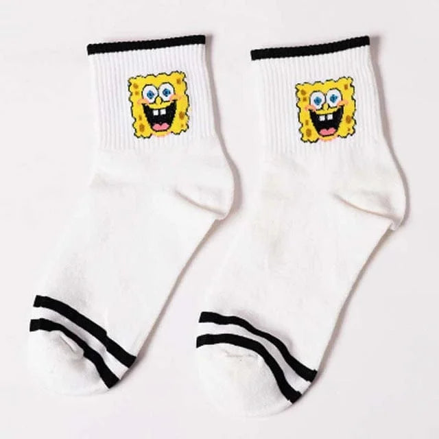 Calze lunghe con personaggi dei cartoni animati - spongebob / 35-39