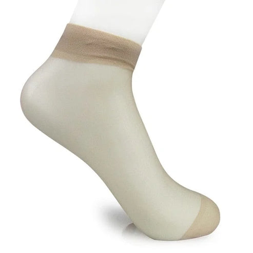 Calzini alla caviglia tipo calze - beige / 35-39