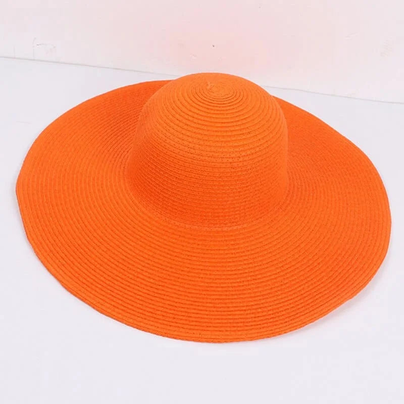 Cappello da spiaggia classico - arancia / universale