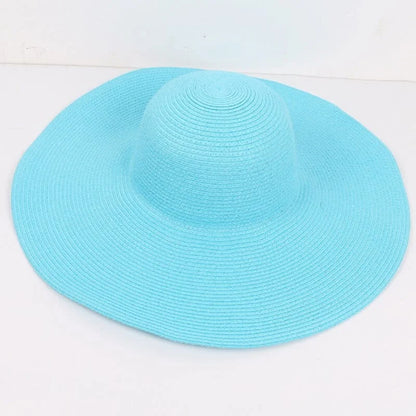 Cappello da spiaggia classico - azzurro / universale