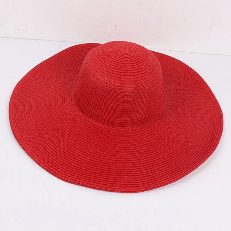 Cappello da spiaggia classico - rosso / universale