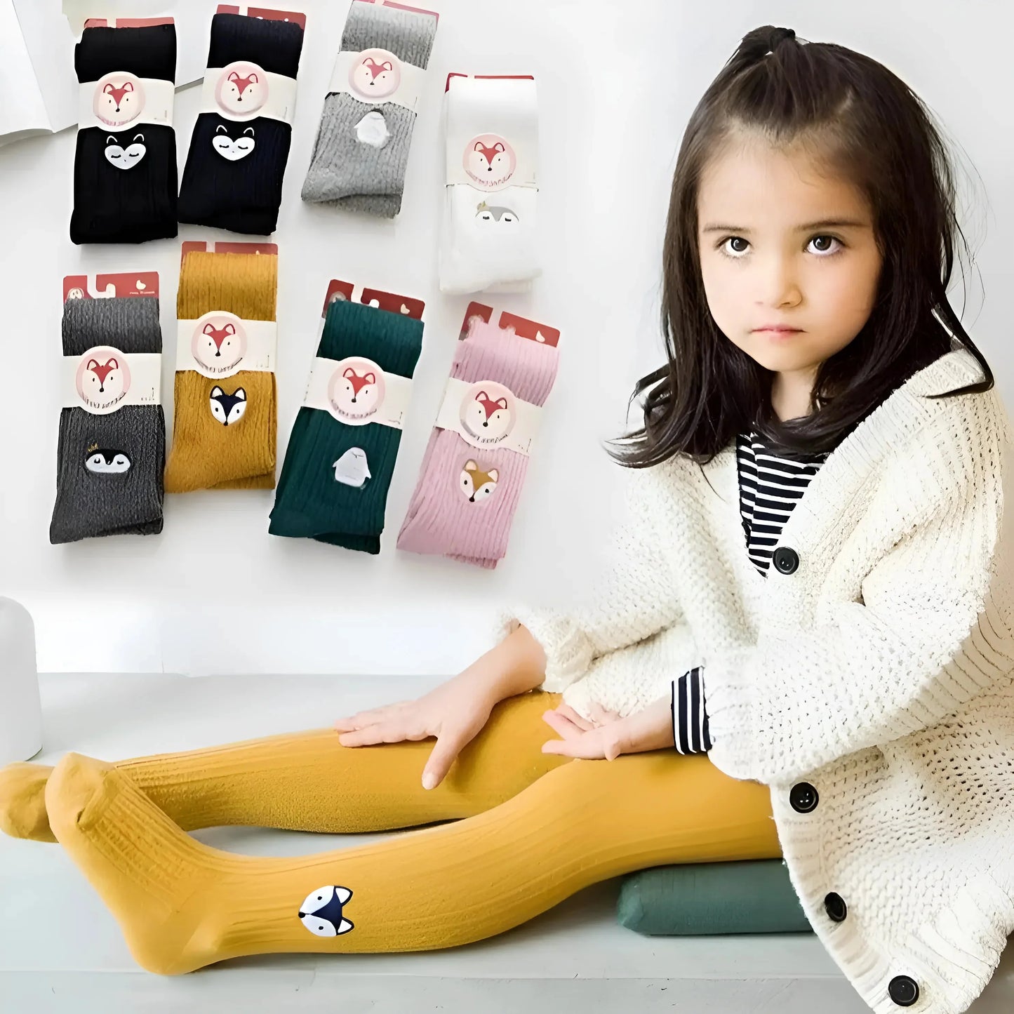  Collant per Bambini con Design di Animali