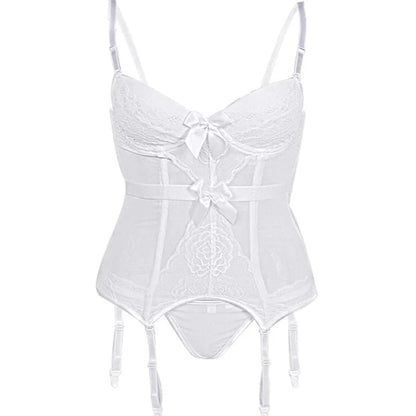 Corsetto femminile in taglie grandi - bianco / s