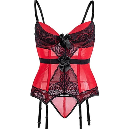 Corsetto femminile in taglie grandi - rosso / s